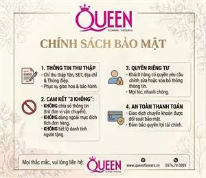 CHÍNH SÁCH BẢO MẬT THÔNG TIN - QUEEN FLOWERS